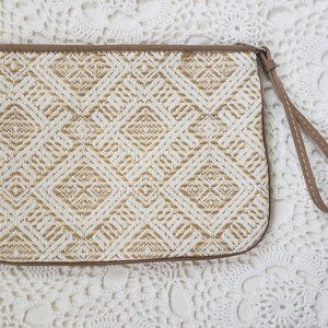 Woven Vintage Look Ann Taylor Loft Purse Clutch